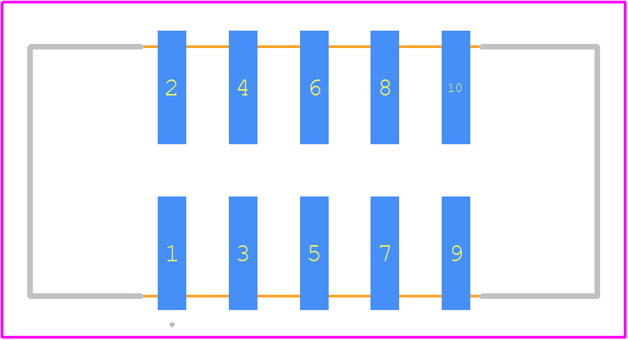 P9605-10-15-1 - Protectron PCB footprint - Other - Other - P9605-10-15-1-1