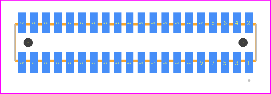 MLE-120-01-G-DV-A - SAMTEC PCB footprint - Other - Other - MLE-120-01-G-DV-A