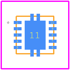 TIOS1025DRCR - Texas Instruments PCB footprint - Other - Other - DRC0010V
