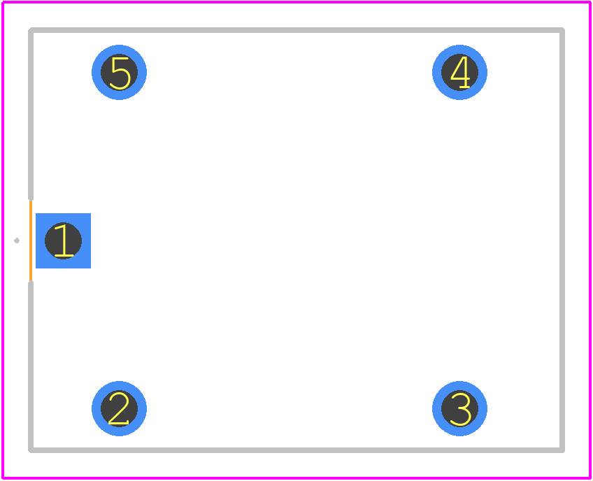 LEG-5F - Rayex Elec. PCB footprint - Other - Other - LEG-5F-1