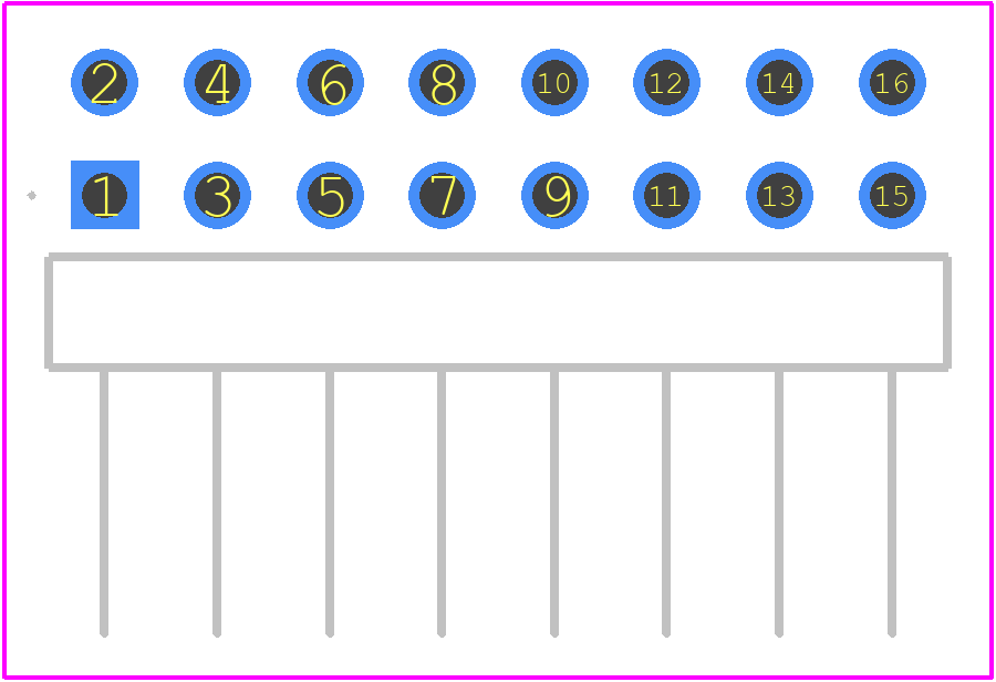 PH2RA16UAHT - Adam Tech PCB footprint - Other - Other - PH2RA16UAHT-5