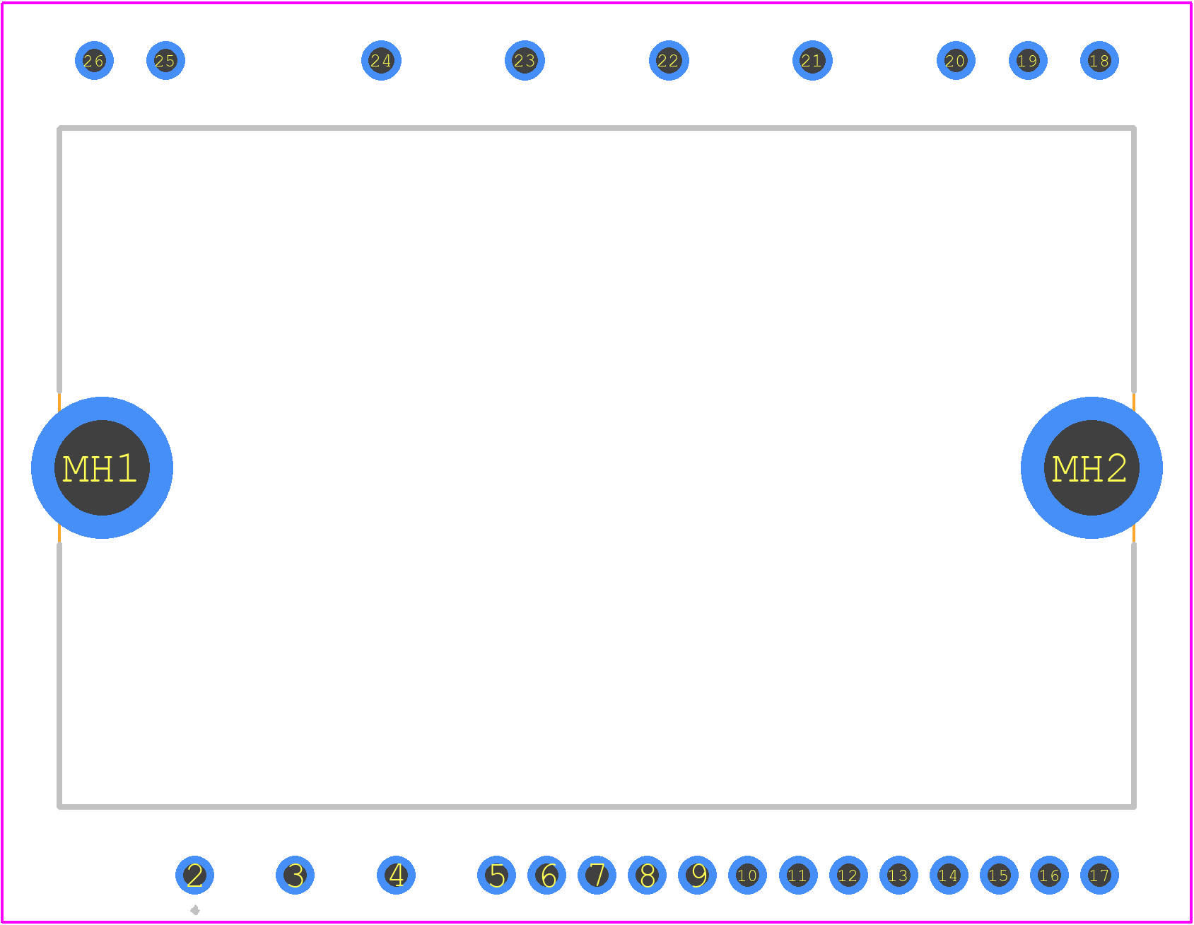 STGIB20M60TS-L - STMicroelectronics PCB footprint - Other - Other - SDIP2B-26L type L1_2021