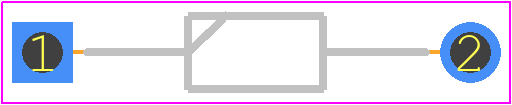 1N5929D - Microchip PCB footprint - Diodes, Axial Diameter Horizontal Mounting - Diodes, Axial Diameter Horizontal Mounting - 1N5929D-