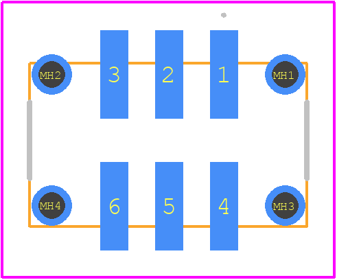 M80-8280622 - Harwin PCB footprint - Other - Other - M80-8280622-1