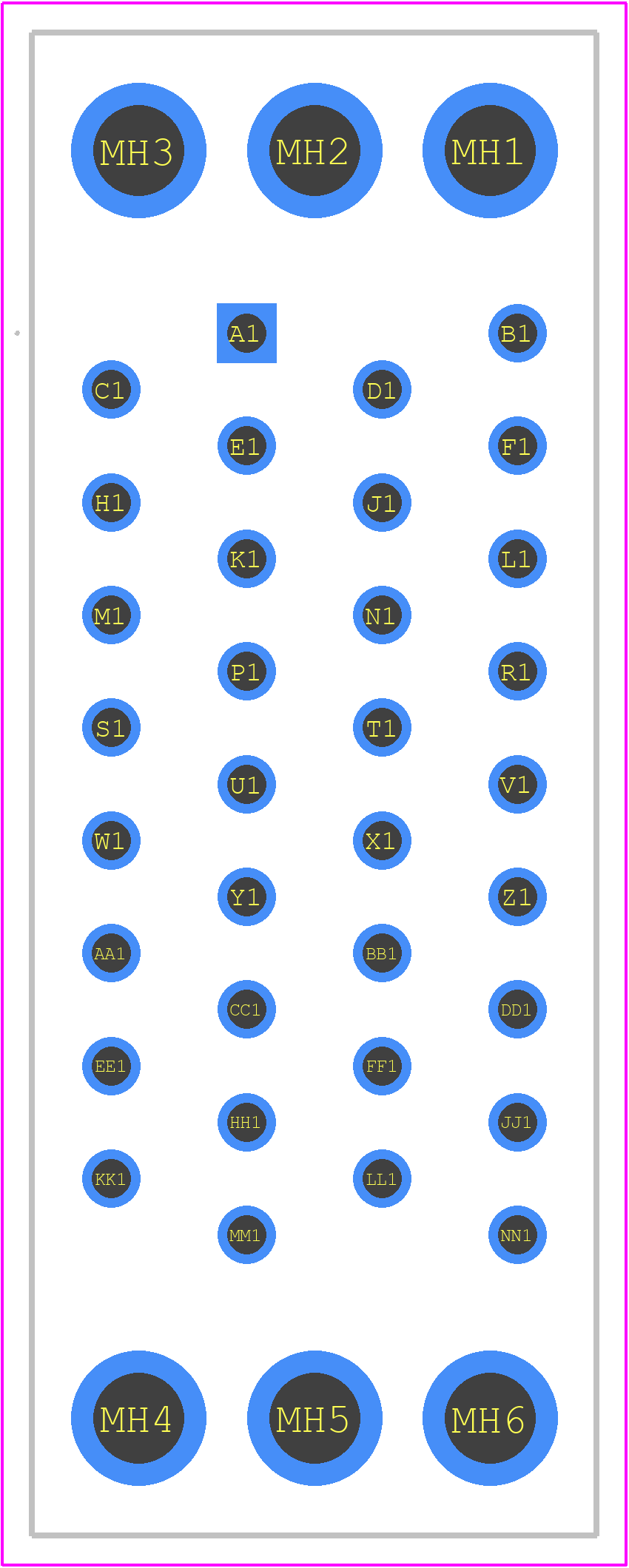 GAP34MDS4T0000 - Positronic PCB footprint - Other - Other - GAP34MDS4T0000-1