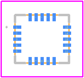 RRH46410-A3R - Renesas Electronics PCB footprint - Other - Other - LGA 4.5 x 4.0 x 0.950 mm Body 0.5