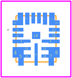 MAX20499DAFOA/VY+T - Analog Devices PCB footprint - Other - Other - F173A4FY -1 FC2QFN