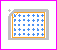 MAX98397EWB+ - Analog Devices PCB footprint - BGA - BGA - 35-WLCSP-N/A_2023-1