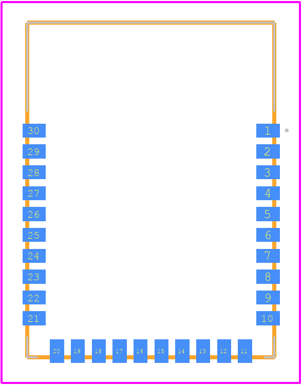 CYBT-413034-02 - Infineon PCB footprint - Other - Other - CYBT-413034-02-1
