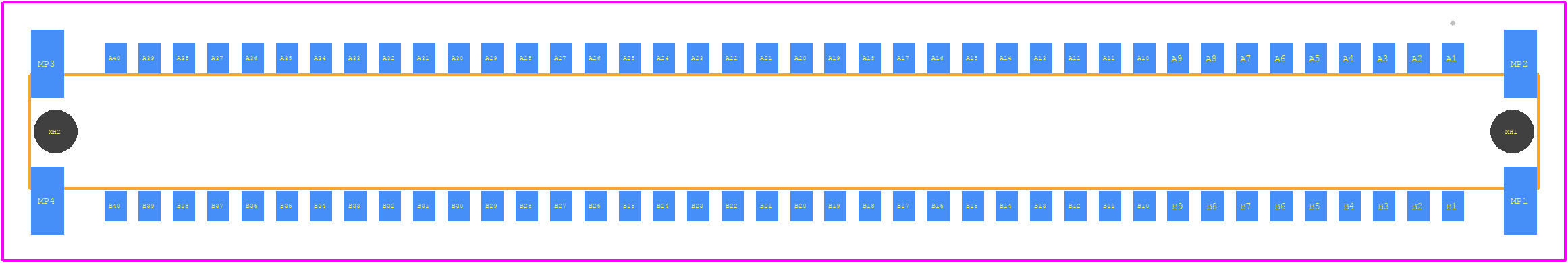 154809-E - ERNI PCB footprint - Other - Other - 154809-E-2