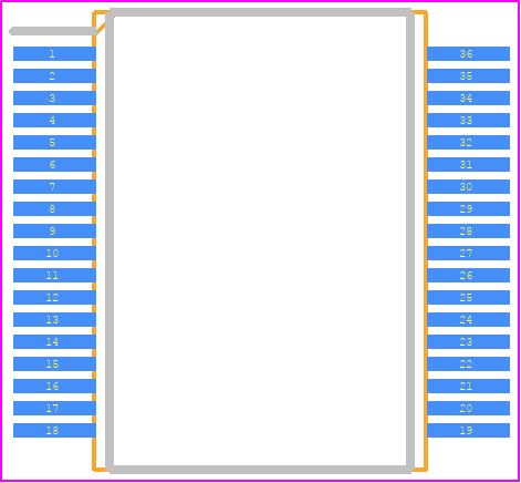 1EDI3050ASXUMA1 - Infineon PCB footprint - Small Outline Packages - Small Outline Packages - 1EDI3050ASXUMA1