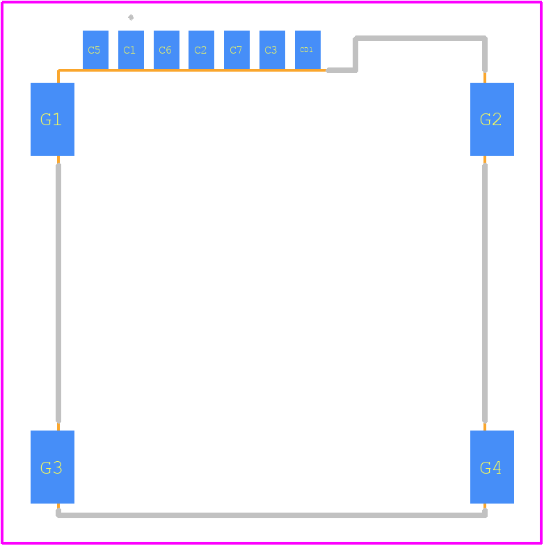 MSIM-1-A - Same Sky PCB footprint - Other - Other - MSIM-1-A-1