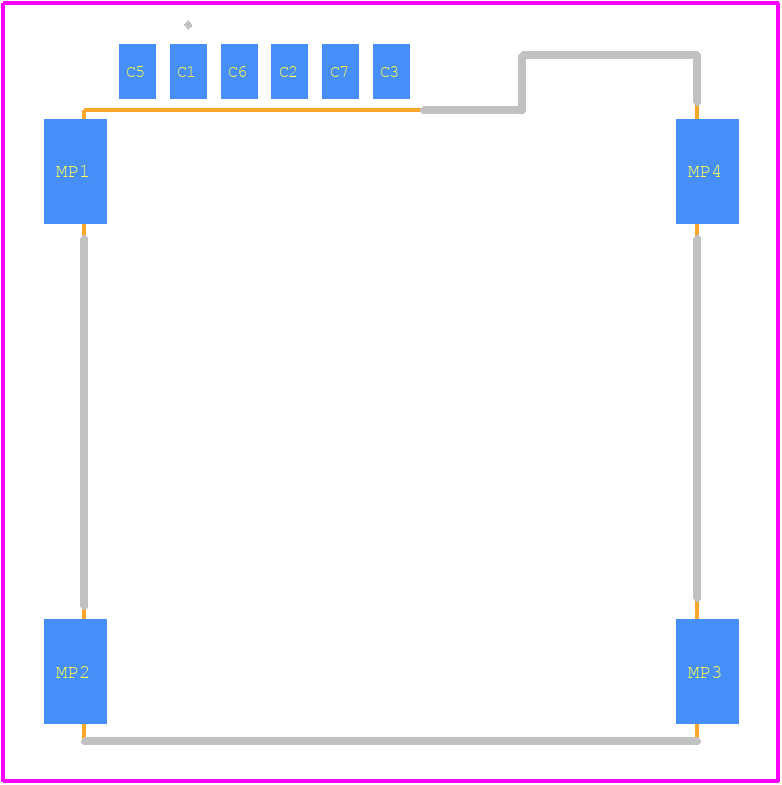 MSIM-2-A - Same Sky PCB footprint - Other - Other - MSIM-2-A-1