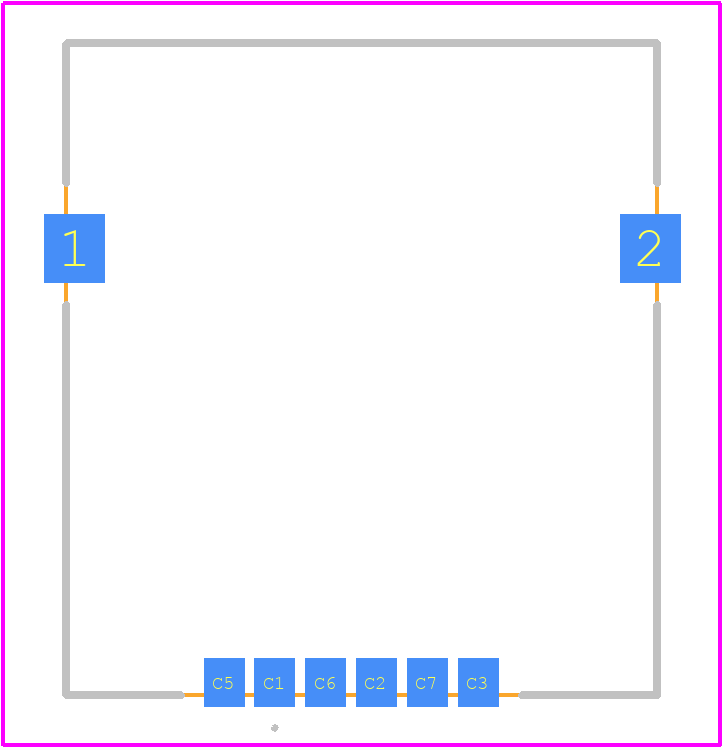 MSIM-8-A - Same Sky PCB footprint - Other - Other - MSIM-8-A-1