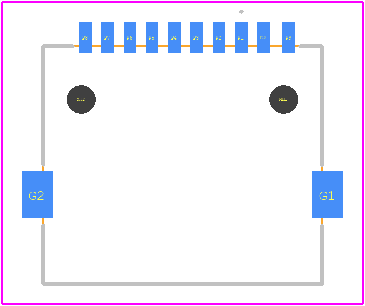 MSD-11-A - Same Sky PCB footprint - Other - Other - MSD-11-A-2