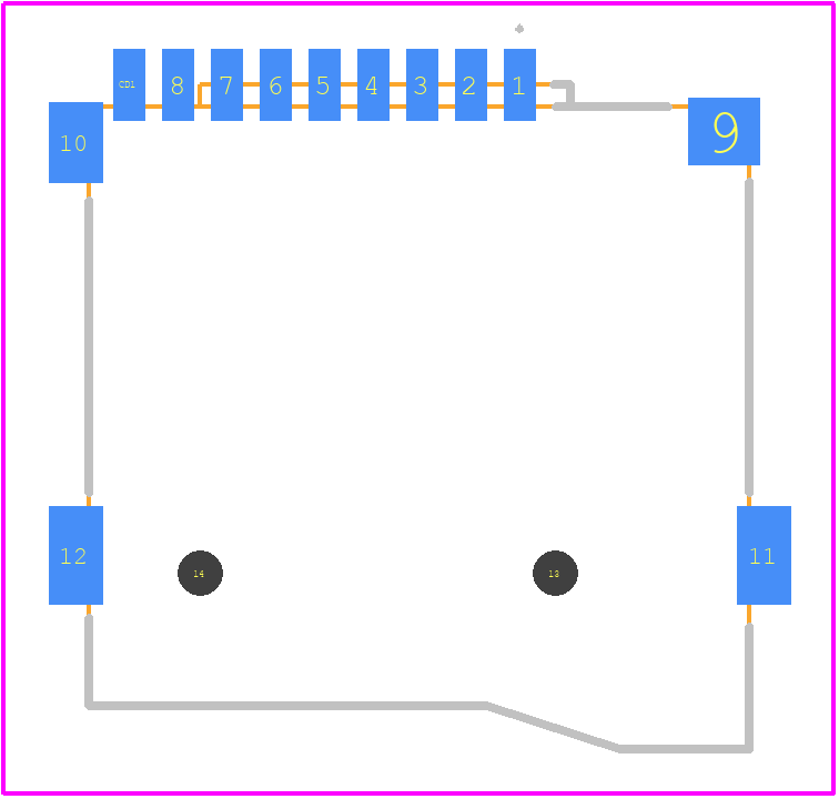 MSD-1-A - Same Sky PCB footprint - Other - Other - MSD-1-A-1
