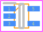 LMV331TP-CR - 3Peak Incorporated PCB footprint - SOT23 (5-Pin) - SOT23 (5-Pin) - TP5531U-CR*