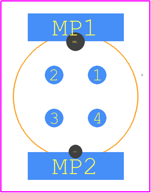 1308205 - Phoenix Contact PCB footprint - Other - Other - 1308205-3
