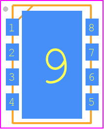 CC2D35 - Amphenol PCB footprint - Small Outline No-lead - Small Outline No-lead - CC2D35