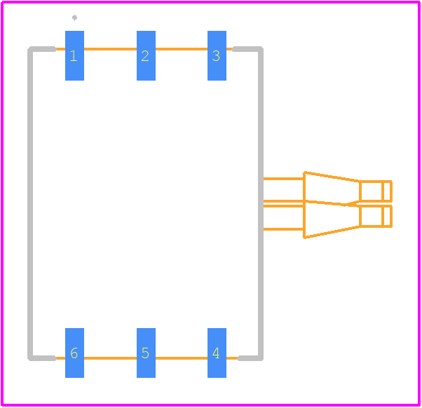 ABP2MRRT001PDSA3XX - Honeywell PCB footprint - Other - Other - ABP2MRRT001PDSA3XX-3
