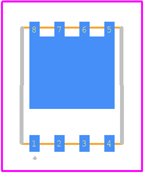ISC026N03L5S - Infineon PCB footprint - Other - Other - PG-TDSON-8-5 |  SuperSO8 5x6