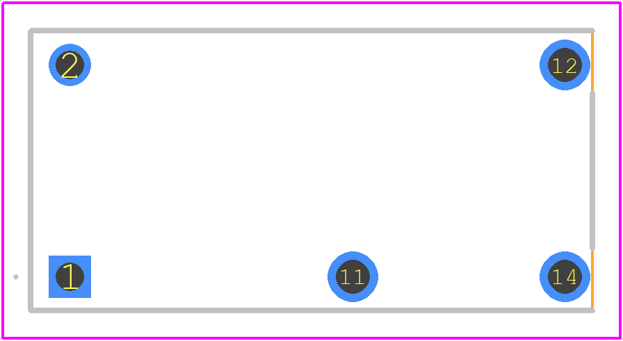 32.21.7.024.4000 - FINDER PCB footprint - Other - Other - 32.21.7.024.4000-1