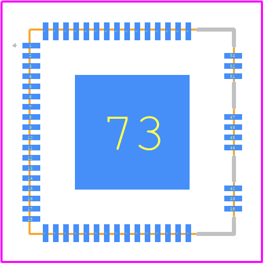 STSPIN32G0601QTR - STMicroelectronics PCB footprint - Other - Other - VFQFPN 10X10X0.95 72L PITCH 05_2023-2