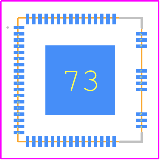 STSPIN32G0601Q - STMicroelectronics PCB footprint - Other - Other - VFQFPN 10X10X0.9572L PITCH 05_2023
