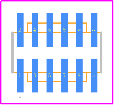 SPH2000BSMT-1,27-12 - Summit Electronics PCB footprint - Other - Other - SPH2000BSMT-1,27-12-1