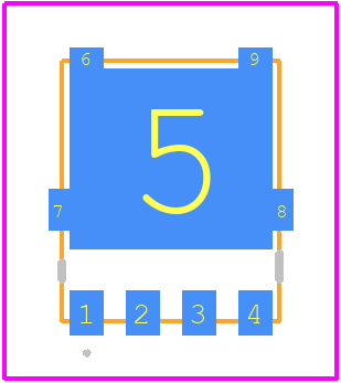 NVMFS5C466NLWFT1G - onsemi PCB footprint - Other - Other - DFNW5 5x6  FULL−CUT SO8FL WF) CASE 507BA ISSUE A