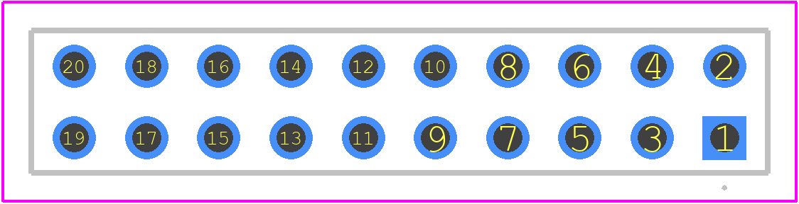 RS2-20-SG-.104 - Adam Tech PCB footprint - Other - Other - RS2-20-SG-.104-2