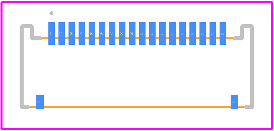 FF14A-18C-R11DL-B-3H - Fujikura PCB footprint - Other - Other - FF14A-18C-R11DL-B-3H-4