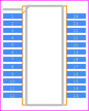SM16206S - Shenzhen Sunmoon Microelectronics PCB footprint - Small Outline Packages - Small Outline Packages - SM16206S