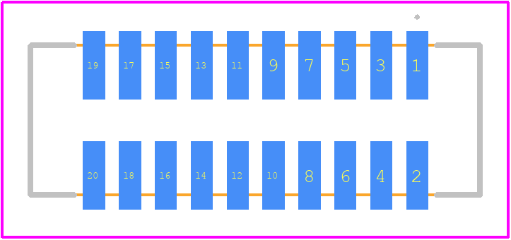 20021221-00020C4LF - Amphenol PCB footprint - Other - Other - 20021221-00020C4LF-2