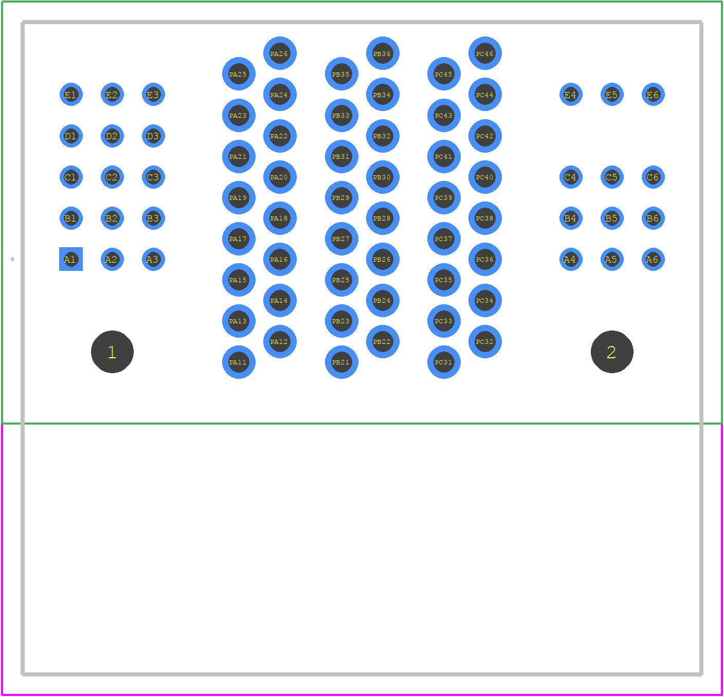 2204440-7 - TE Connectivity PCB footprint - Other - Other - 2204440-7-2