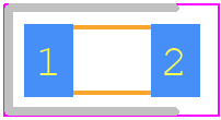 QTLP650C2 - Everlight PCB footprint - LEDs Chip - LEDs Chip - QTLP650C2-1