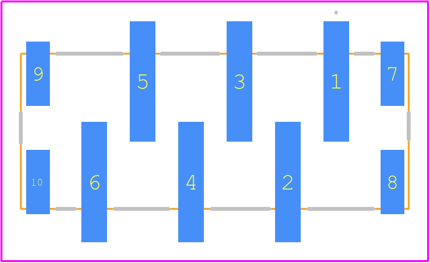 2365497-6 - TE Connectivity PCB footprint - Other - Other - 2365497-6-1