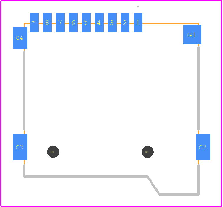 MSD-4-A - Same Sky PCB footprint - Other - Other - MSD-4-A-2