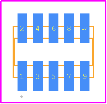10170636-01E510ALF - Amphenol PCB footprint - Other - Other - 10170636-01E510ALF-3