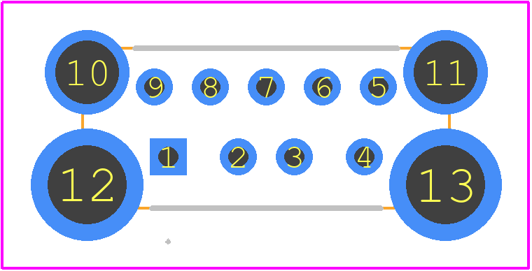 2438987-3 - TE Connectivity PCB footprint - Other - Other - 2438987-3-2