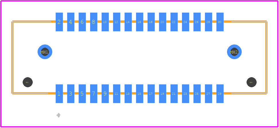 T1M-15-GF-DV-K - SAMTEC PCB footprint - Other - Other - T1M-15-GF-DV-K-1