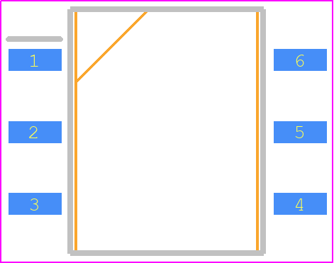 SFH608-3X007 - Vishay PCB footprint - Small Outline Packages - Small Outline Packages - SMD_OPTION 7