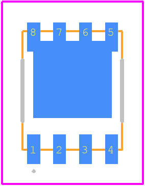FDMS86568-F085 - onsemi PCB footprint - Other - Other - PQFN8 5X6, 1.27P CASE 483BJ ISSUE C