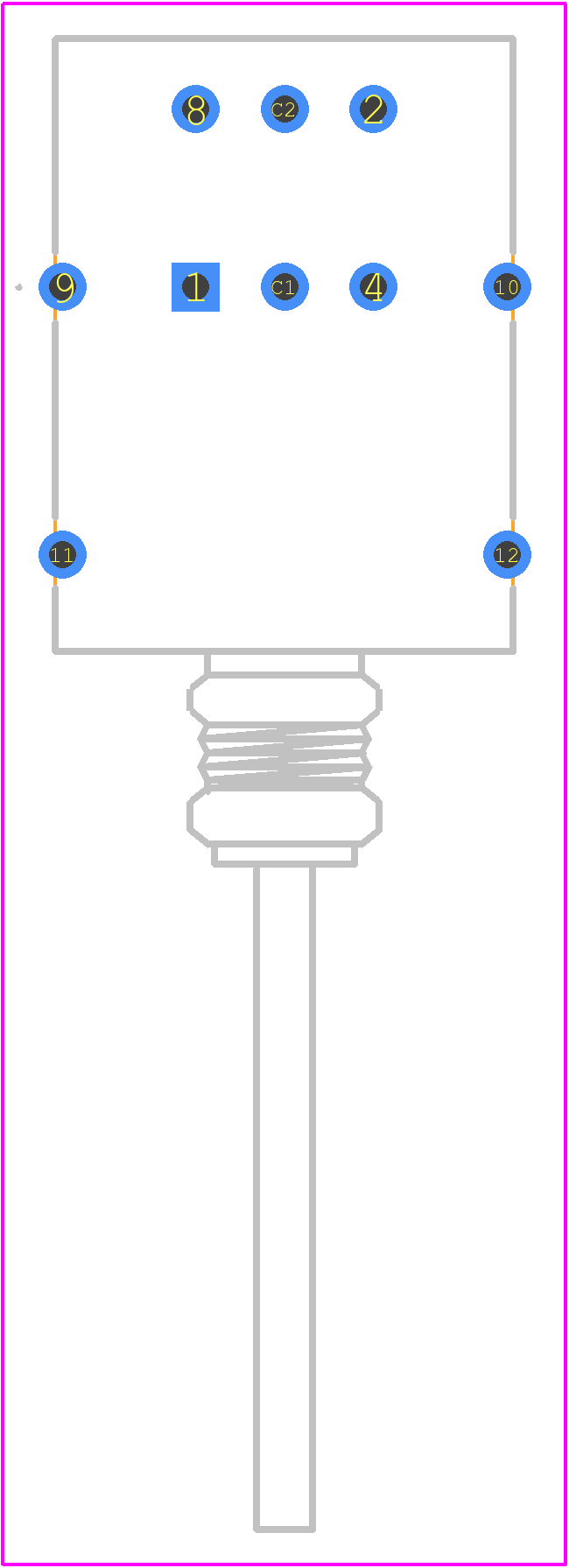 1-1825008-0 - TE Connectivity PCB footprint - Other - Other - 1-1825008-0-6