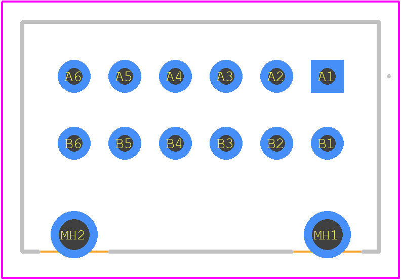 1-1827875-6 - TE Connectivity PCB footprint - Other - Other - 1-1827875-6-4