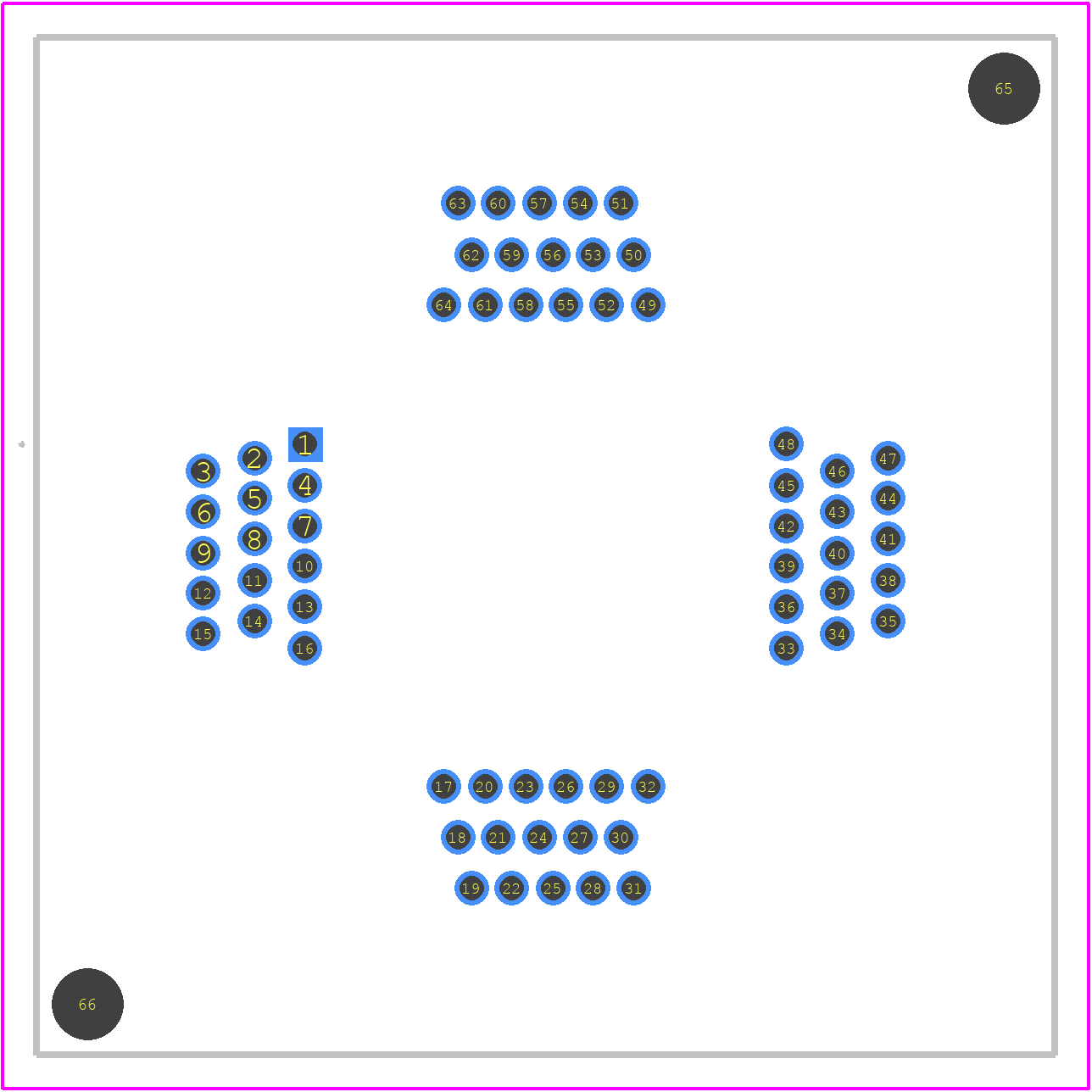 264-4205-00 - 3M PCB footprint - Other - Other - 264-4205-00-3