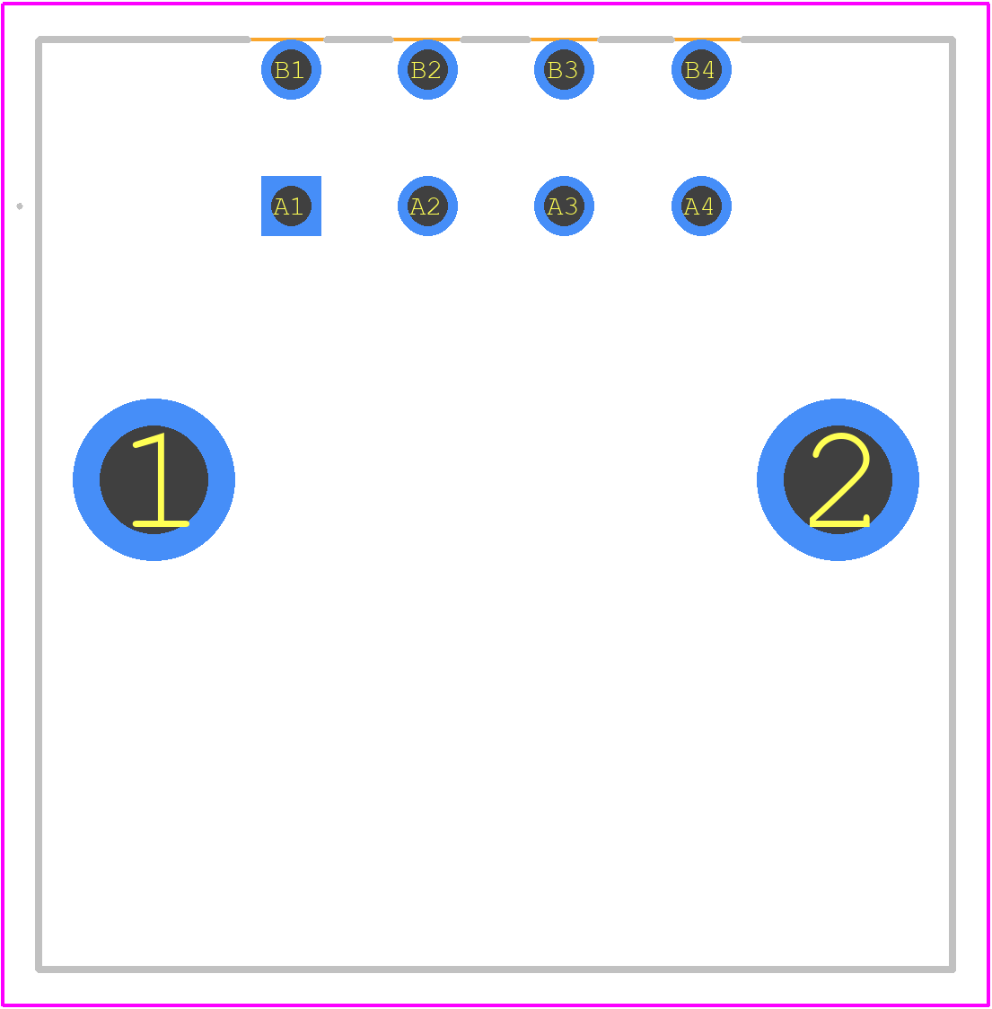1717412-2 - TE Connectivity PCB footprint - Other - Other - 1717412-2-4
