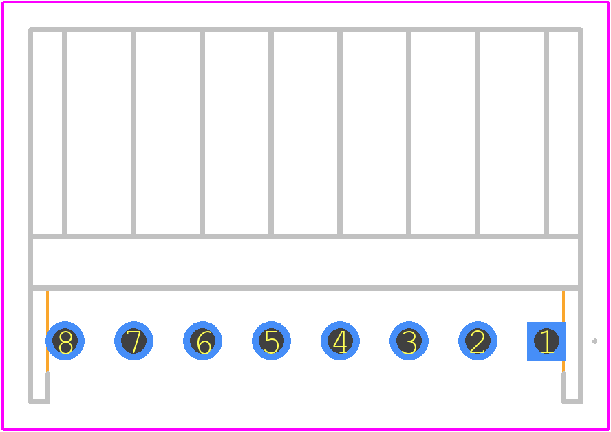 171826-8 - TE Connectivity PCB footprint - Other - Other - 171826-8