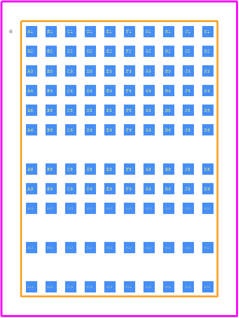 PI3523-00-LGIZ - VICOR PCB footprint - Other - Other - 10 x 14mm LGA
