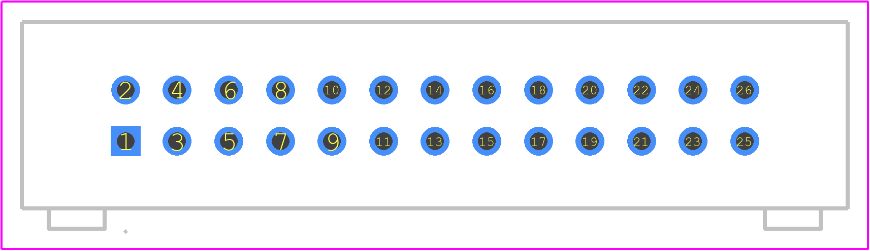 2-1761606-9 - TE Connectivity PCB footprint - Other - Other - 2-1761606-9-3